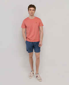 Camiseta Garment Dyed EL GANSO HOMBRE NARANJA