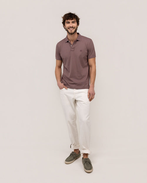 Polo Single Jersey EL GANSO HOMBRE MORADO