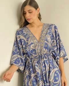 VESTIDO PRIMIA CHABUTA AZUL MULTICOLOR