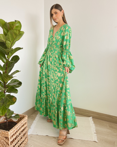 VESTIDO PRIMIA P.010 VERDE