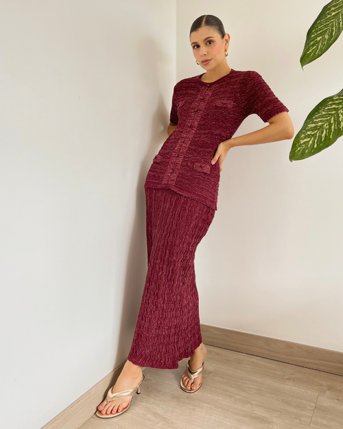 VESTIDO PRIMIA T.212 VINO