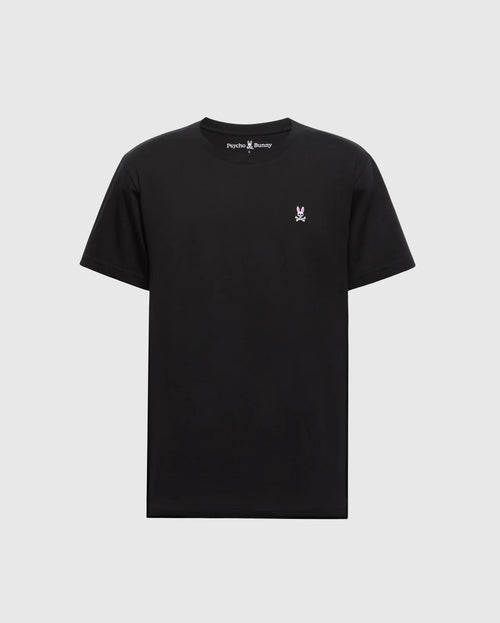 PSYCHO BUNNY CAMISETA HOMBRE CUELLO REDONDO NEGRO