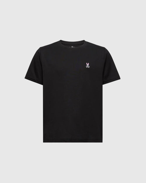 PSYCHO BUNNY CAMISETA NIÑO CUELLO REDONDO NEGRO