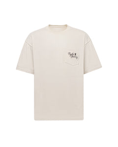 PSYCHO BUNNY CAMISETA HOMBRE CUELLO REDONDO BEIGE