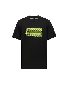 PSYCHO BUNNY CAMISETA HOMBRE CUELLO REDONDO NEGRO