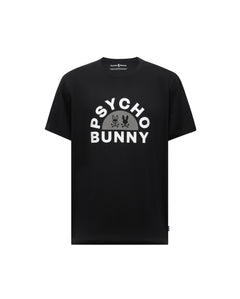 PSYCHO BUNNY CAMISETA HOMBRE CUELLO REDONDO NEGRO
