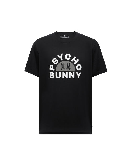 PSYCHO BUNNY CAMISETA HOMBRE CUELLO REDONDO NEGRO