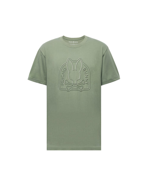 PSYCHO BUNNY CAMISETA HOMBRE CUELLO REDONDO VERDE