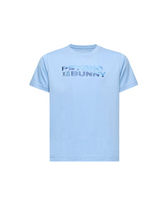 PSYCHO BUNNY CAMISETA NIÑO CUELLO REDONDO AZUL