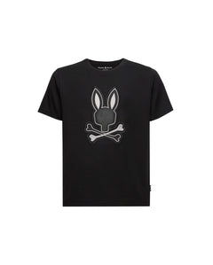 PSYCHO BUNNY CAMISETA NIÑO CUELLO REDONDO NEGRO