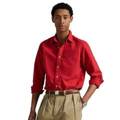 RALPH LAUREN CAMISA MANGA LARGA HOMBRE MARRON