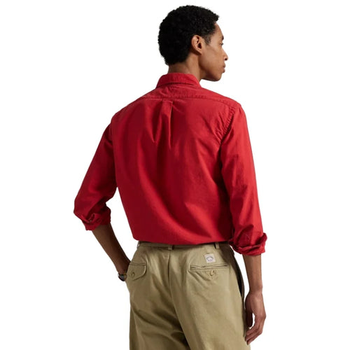 RALPH LAUREN CAMISA MANGA LARGA HOMBRE MARRON