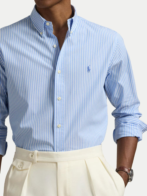 RALPH LAUREN CAMISA MANGA LARGA HOMBRE AZUL