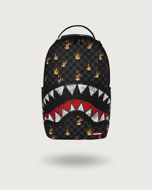 MOCHILA SCRIBBLE FIRE CHECK SPRAYGROUND PARA HOMBRE COLOR ASSORTED 910B8730NSZ