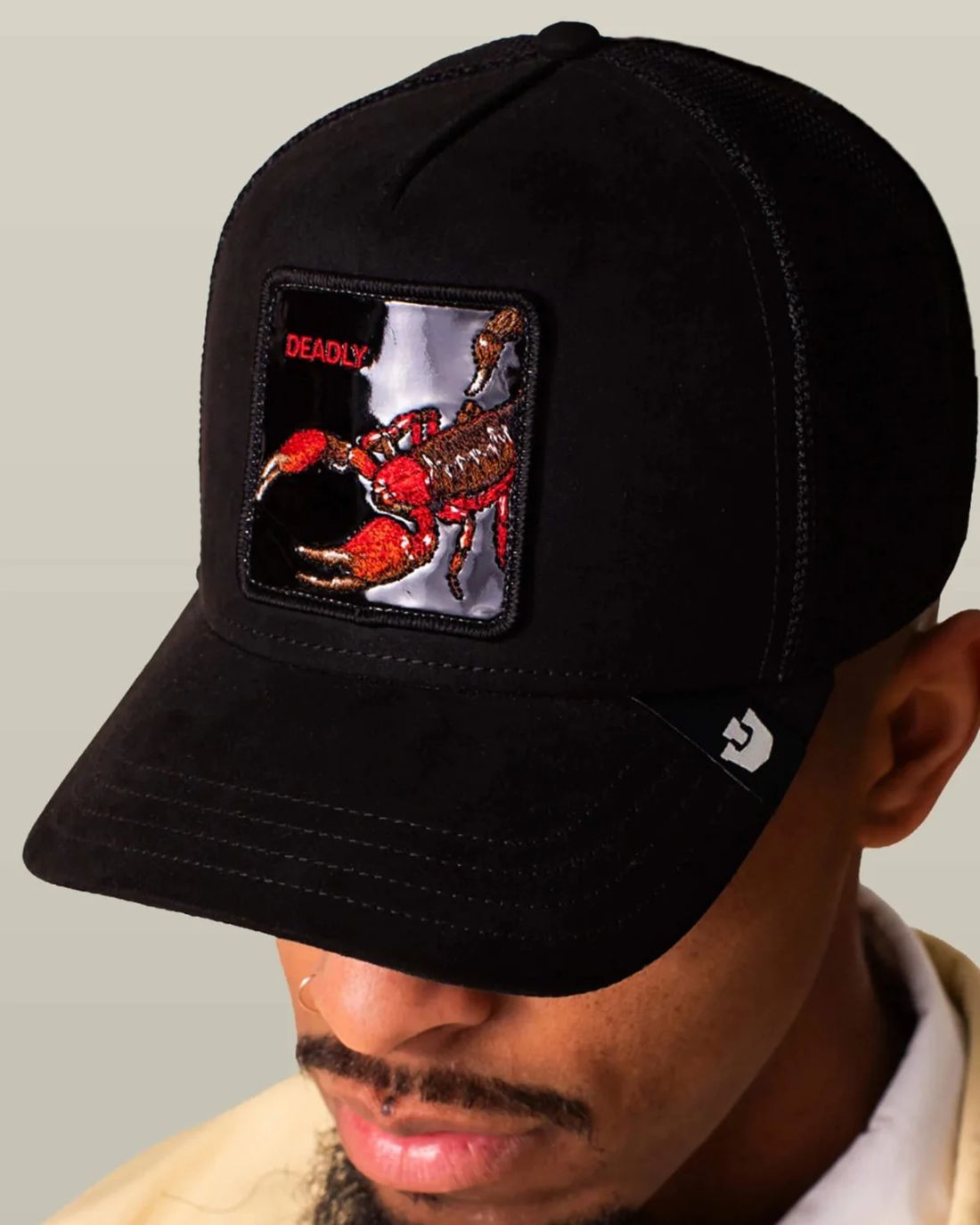 GORRA GORIN BROSS BLACK OUT SCORPION COLOR NEGRO