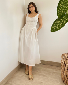 VESTIDO PRIMIA T.161 BLANCO