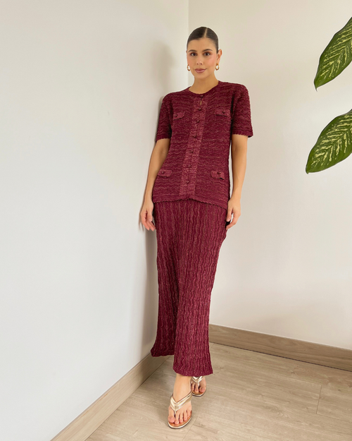 VESTIDO PRIMIA T.212 VINO