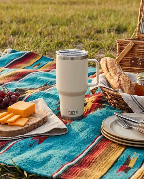 Rambler 20 oz Travel Straw Mug Cape Taupe 21071506283