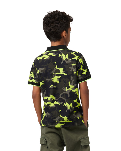 psycho bunny polo manga corta niño fantasia negro