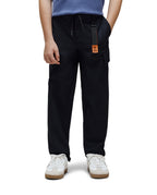 PSYCHO BUNNY PANTALON NIÑO NEGRO