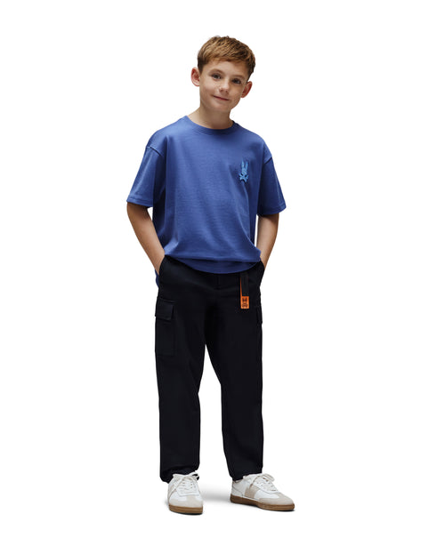 PSYCHO BUNNY PANTALON NIÑO NEGRO