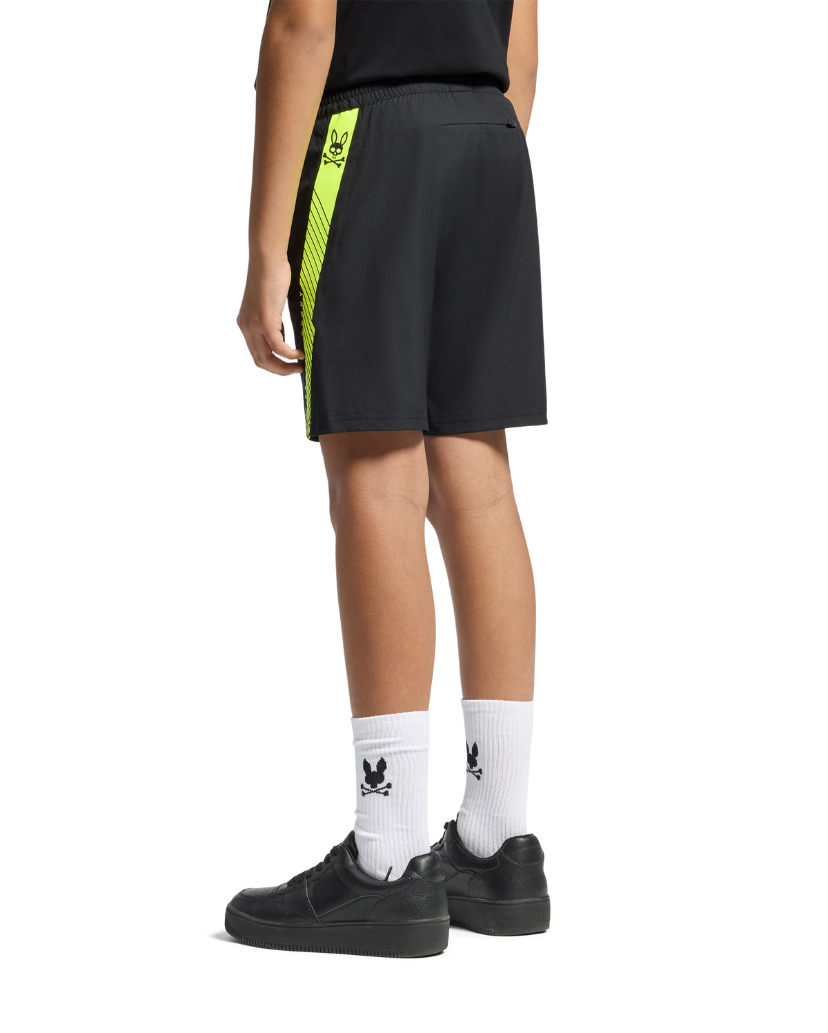 PSYCHO BUNNY BERMUDAS FANTASIA NIÑO NEGRO B0R530F200BLK
