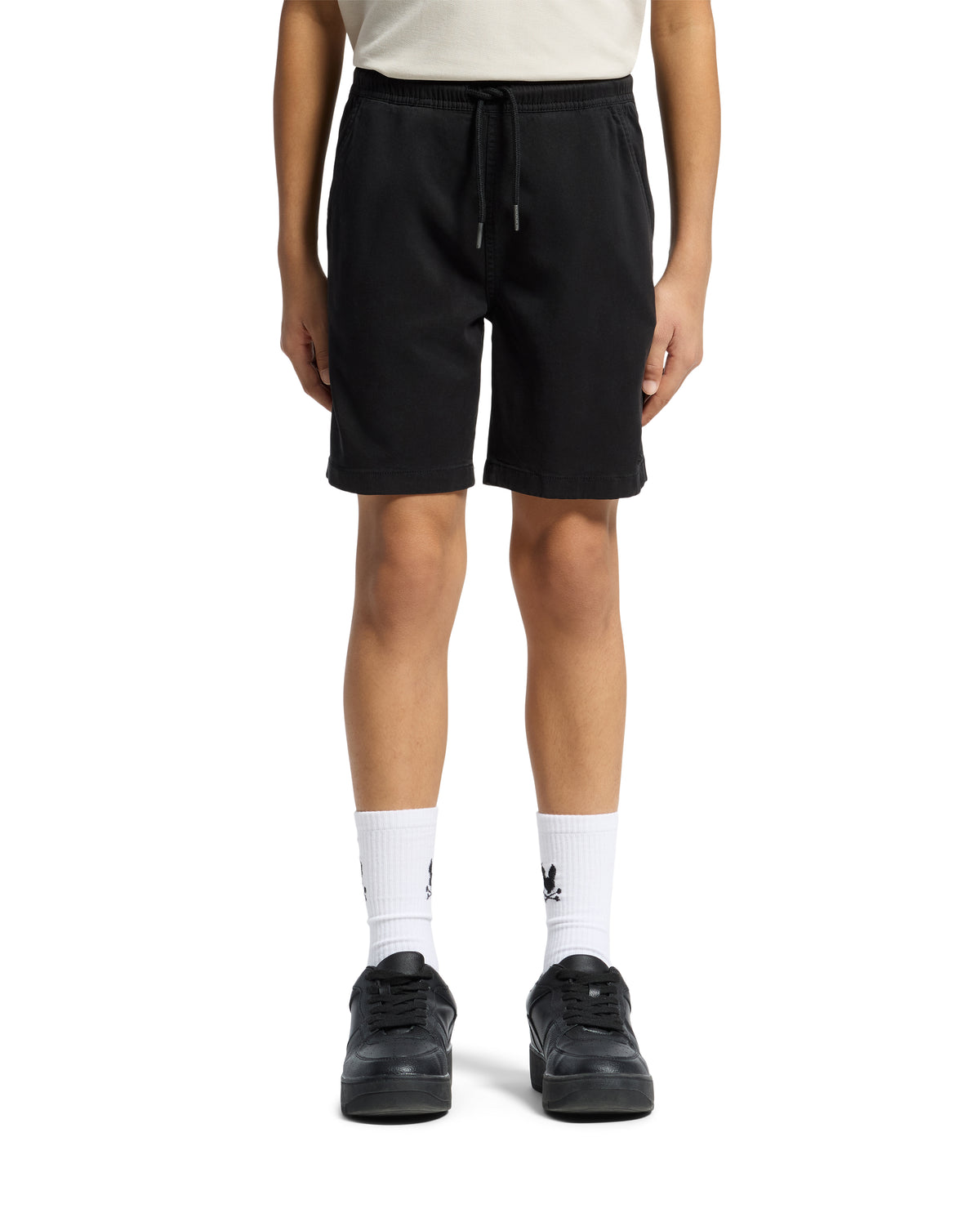 PSYCHO BUNNY BERMUDAS FANTASIA NIÑO NEGRO B0R584F200BLK