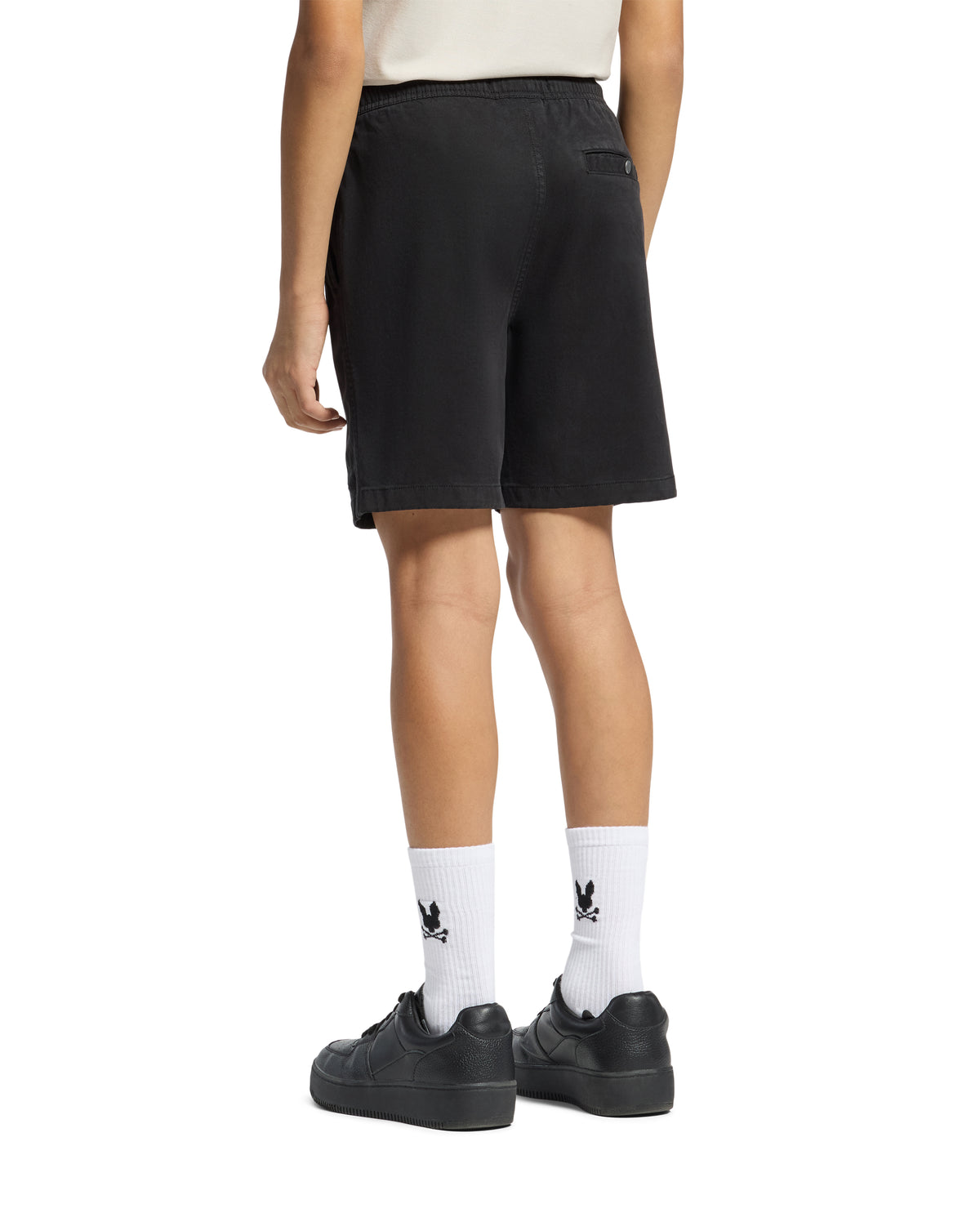 PSYCHO BUNNY BERMUDAS FANTASIA NIÑO NEGRO B0R584F200BLK