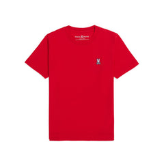 PSYCHO BUNNY CAMISETA NIÑO CUELLO REDONDO ROJO