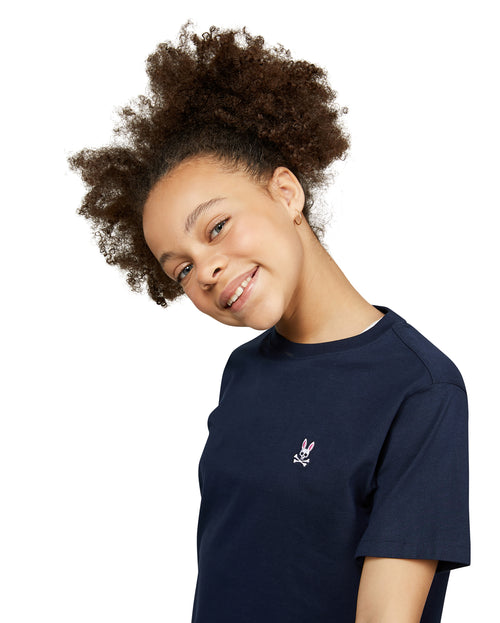 Camiseta Clásica Cuello Redondo Para Niñ