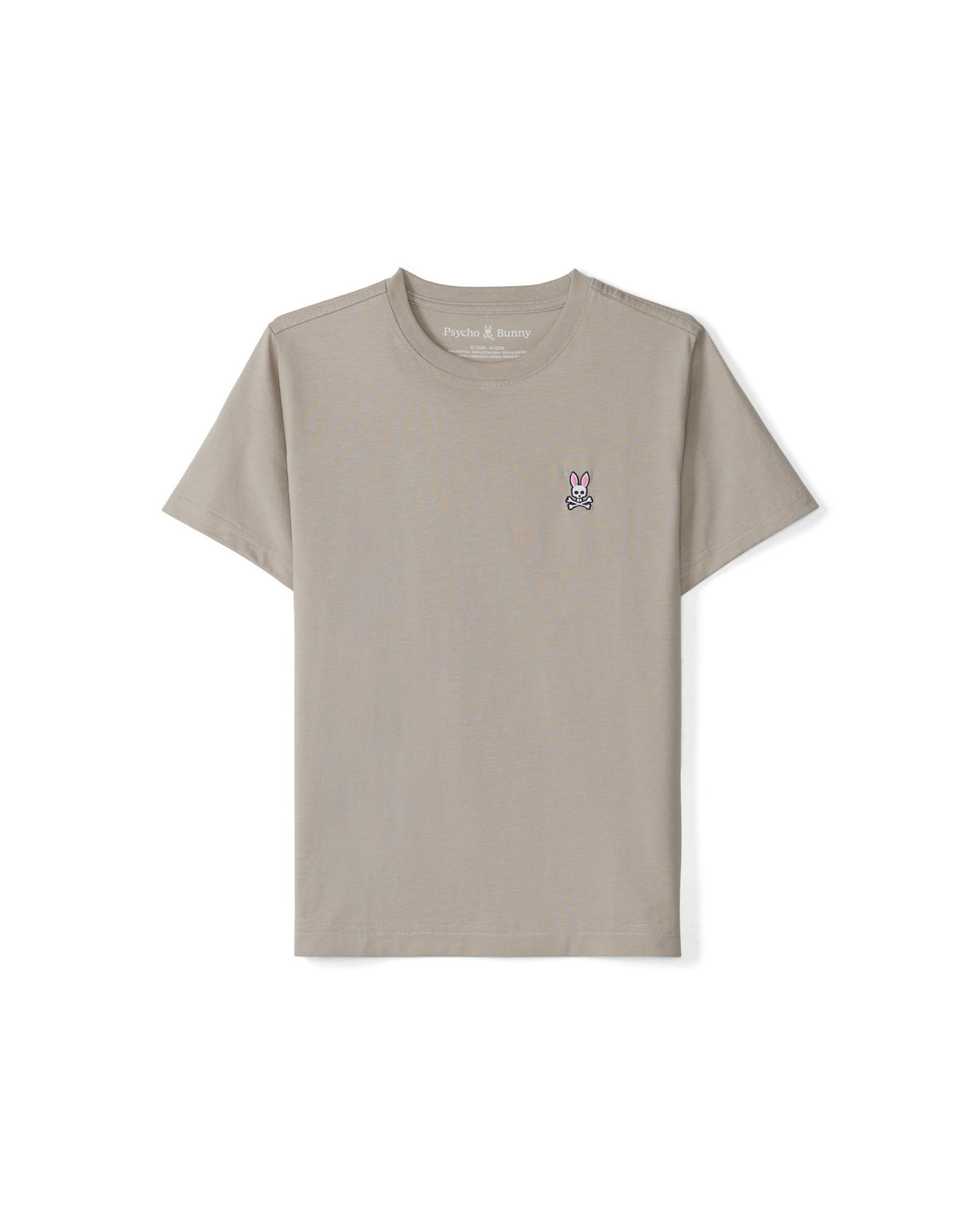 PSYCHO BUNNY CAMISETA NIÑO CUELLO REDONDO BEIGE