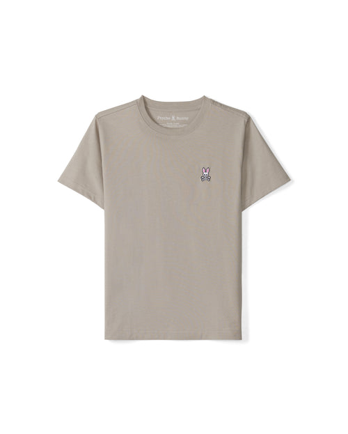 PSYCHO BUNNY CAMISETA NIÑO CUELLO REDONDO BEIGE