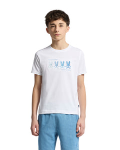 Camiseta Oceania Bordada Para Niño