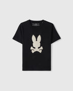 PSYCHO BUNNY CAMISETA NIÑO CUELLO REDONDO NEGRO