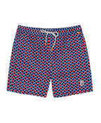 psycho bunny pantaloneta de baño niño fantasia morado