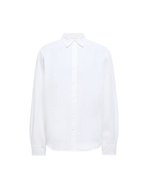 Camisa Manga Larga De Mezcla De Lino Phillip Para Caballero