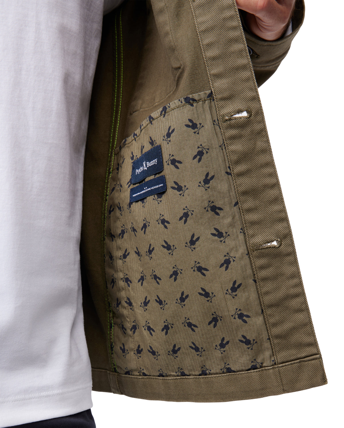 PSYCHO BUNNY CHAQUETAS Y BUZOS FANTASIA HOMBRE MARRON B6J387Z1OWDKL