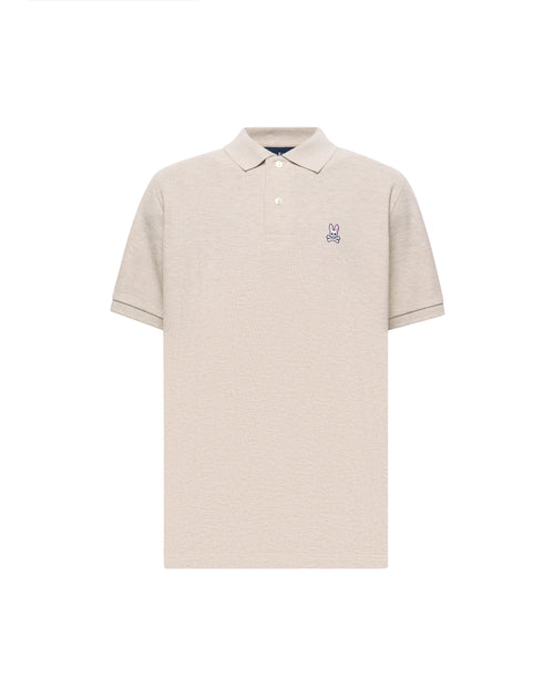 PSYCHO BUNNY CAMISETA TIPO POLO HOMBRE BEIGE