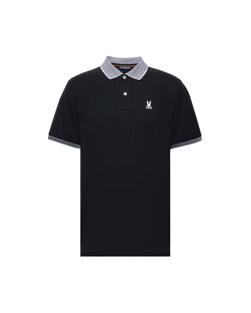 Polo Con Cuello Con Micro Rayas Jonas Para Caballero