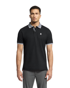 Polo Con Cuello Con Micro Rayas Jonas Para Caballero