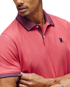Polo Con Cuello Con Micro Rayas Jonas Para Caballero