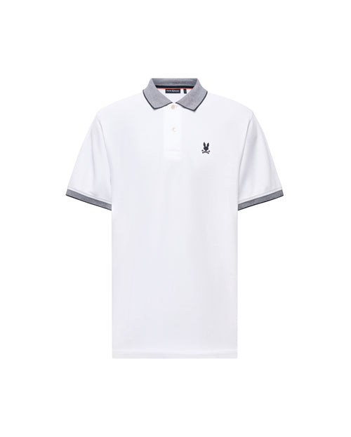 Polo Con Cuello Con Micro Rayas Jonas Para Caballero
