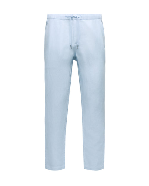 Pantalón De Mezcla De Lino Con Cordón Fate Para Caballero