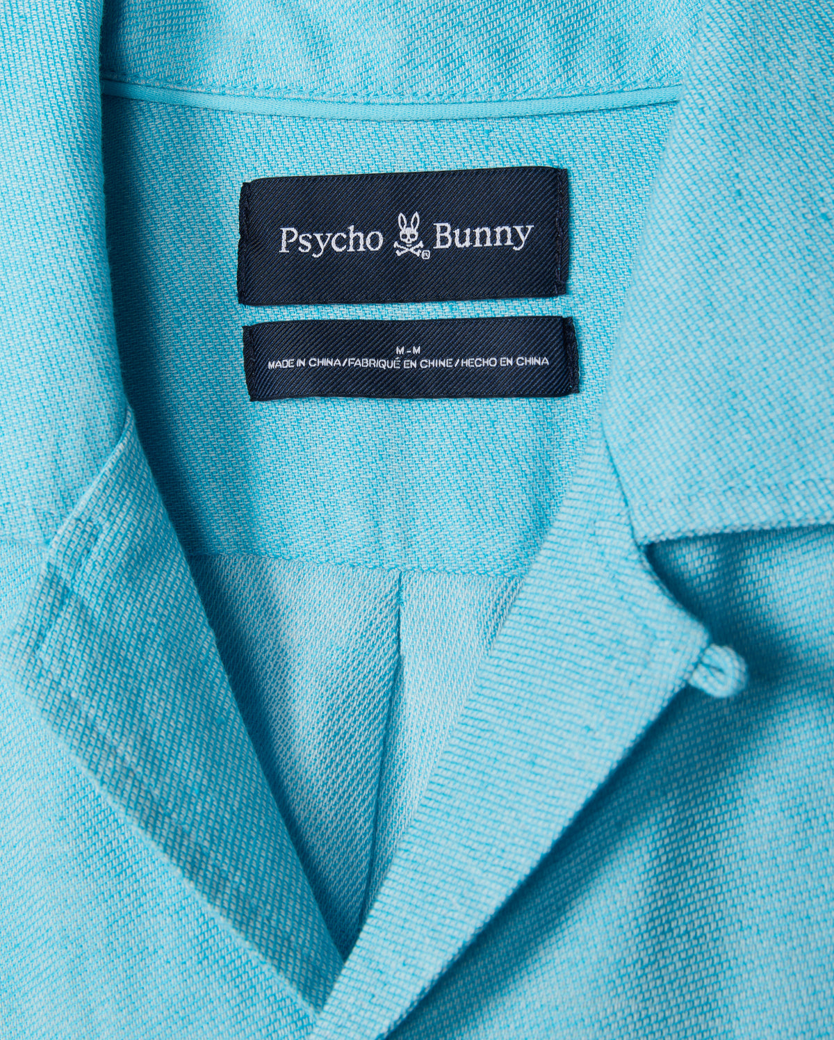 PSYCHO BUNNY CAMISAS FANTASIA HOMBRE AZUL B6Q148C200AQS