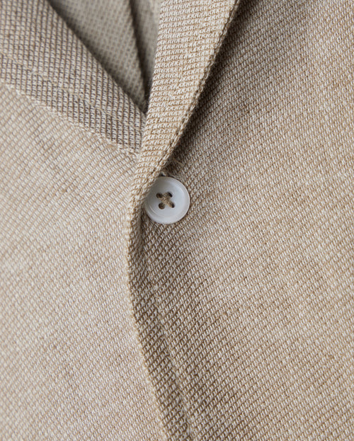 Camisa Manga Corta Mezcla De Lino Windcr