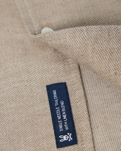 Camisa Manga Corta Mezcla De Lino Windcr