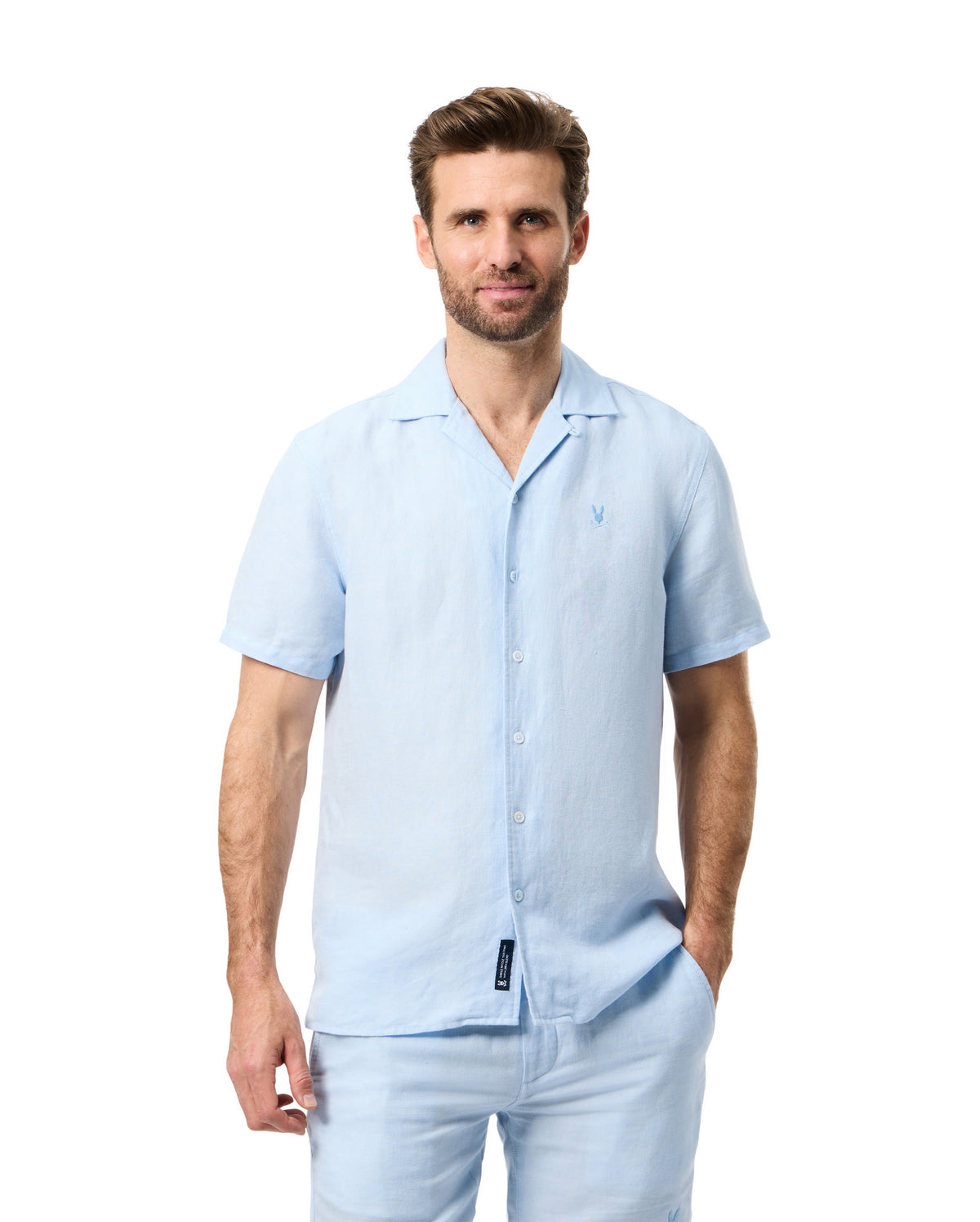 PSYCHO BUNNY CAMISAS FANTASIA HOMBRE AZUL B6Q148C200WNR