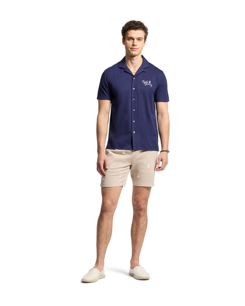 Camisa Manga Corta Cuello Keller Camp Desert Para Caballero