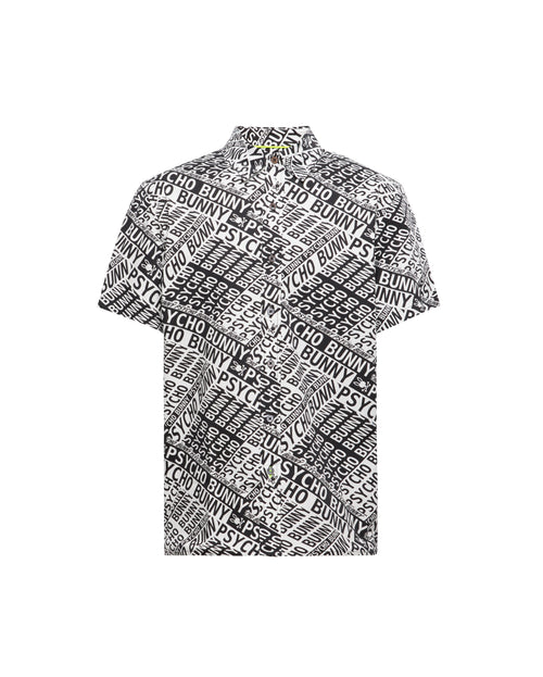 psycho bunny camisas fantasia hombre negro b6q544f200blk