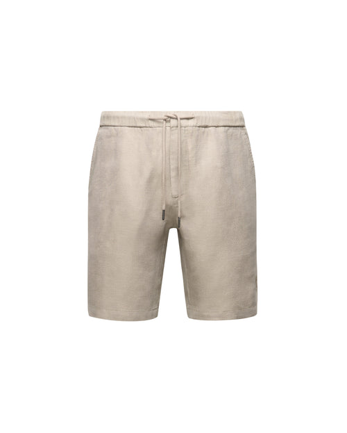 Bermuda Mezcla De Lino Con Cordón Windcrest Para Caballero